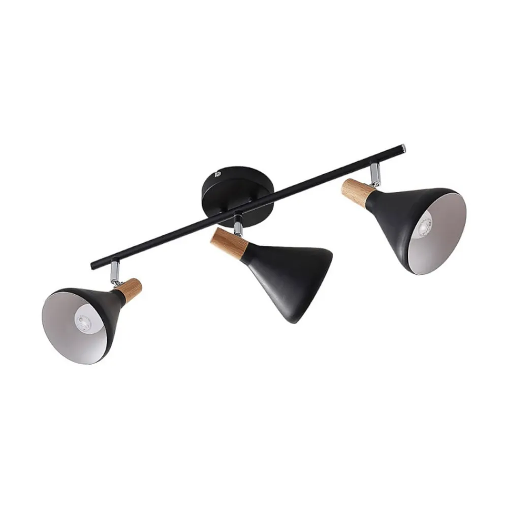 Loftlamper|Pendellamper ^ Lindby loftlampe Arina, 53 cm, sort, 3 lyskilder, E14