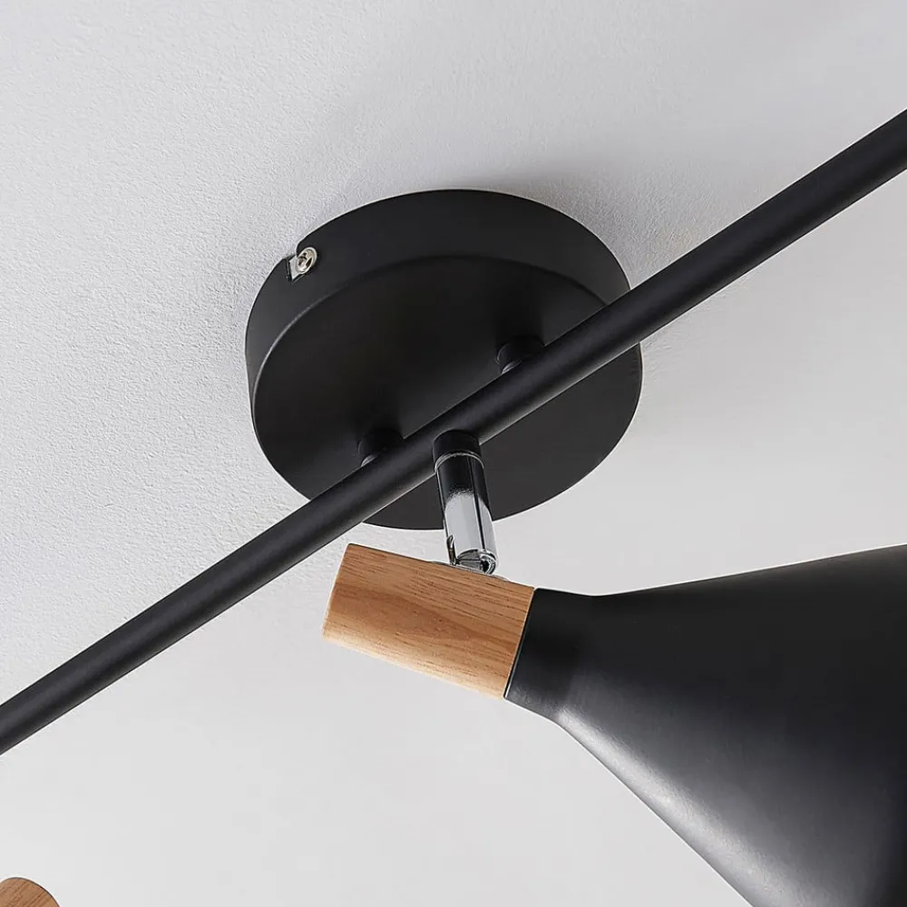 Loftlamper|Pendellamper ^ Lindby loftlampe Arina, 53 cm, sort, 3 lyskilder, E14