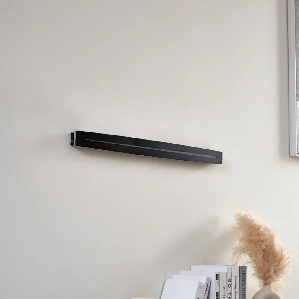 Væglamper ^ Lindby loftlampe Benario, sort, aluminium, 80 cm