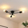 Lindby Gang|Loftlamper > loftlampe Cerros, 3 lyskilder, sort, metal