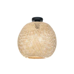 Loftlamper|Loftlamper ^ Lindby loftlampe Dabila, bambus, Ø 35 cm, E27