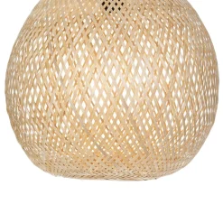 Loftlamper|Loftlamper ^ Lindby loftlampe Dabila, bambus, Ø 35 cm, E27