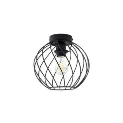 Gang|Loftlamper ^ Lindby loftlampe Danika, Ø 25 cm, sort, metal