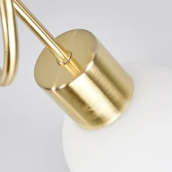Loftlamper|Loftlamper ^ Lindby loftlampe Elaina, Ø52cm, 3 lyskilder, messing, glas, E14
