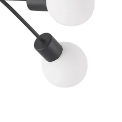 Lindby Loftlamper|Loftlamper > loftlampe Elaina, 54 cm, 3 lyskilder, sort/hvid, E14