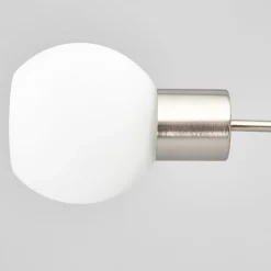 Lindby Gang|Loftlamper > loftlampe Elaina, Ø 38cm, 3 lyskilder, nikkel, glas, E14