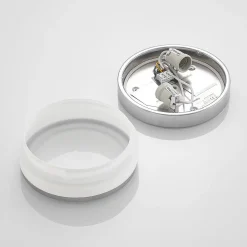 Lindby Gang|Loftlamper > loftlampe Flavi, Ø 23 cm, krom, glas, IP44, E27
