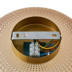 Lindby Loftlamper|Loftlamper > loftlampe Hildur, Ø 25 cm, ravfarvet, glas