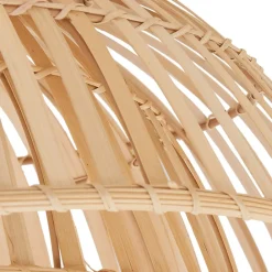 Lindby Loftlamper > loftlampe Ilajus, Ø 62 cm, naturlig bambus