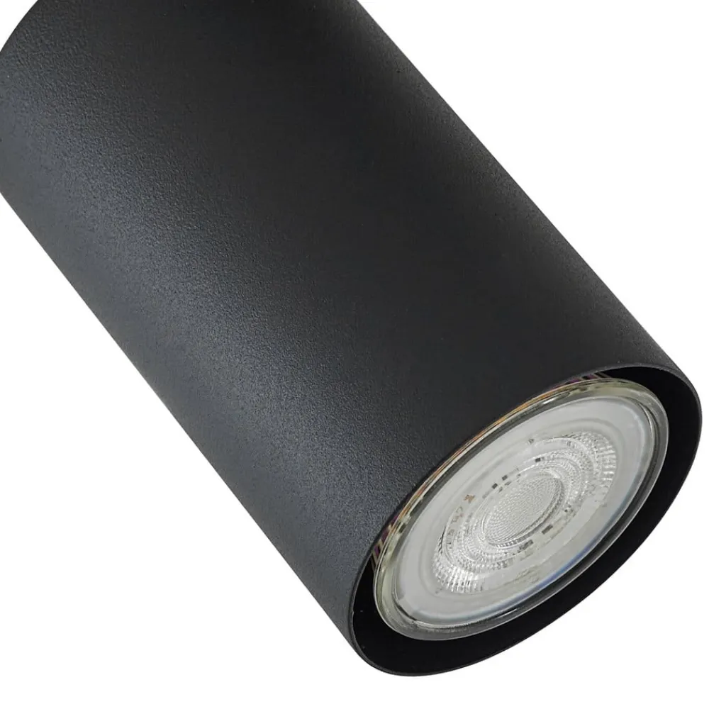 Gang|Loftlamper ^ Lindby loftlampe Joffrey, 78 cm, sort, 5 lyskilder, GU10