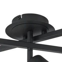 Gang|Loftlamper ^ Lindby loftlampe Joffrey, 78 cm, sort, 5 lyskilder, GU10