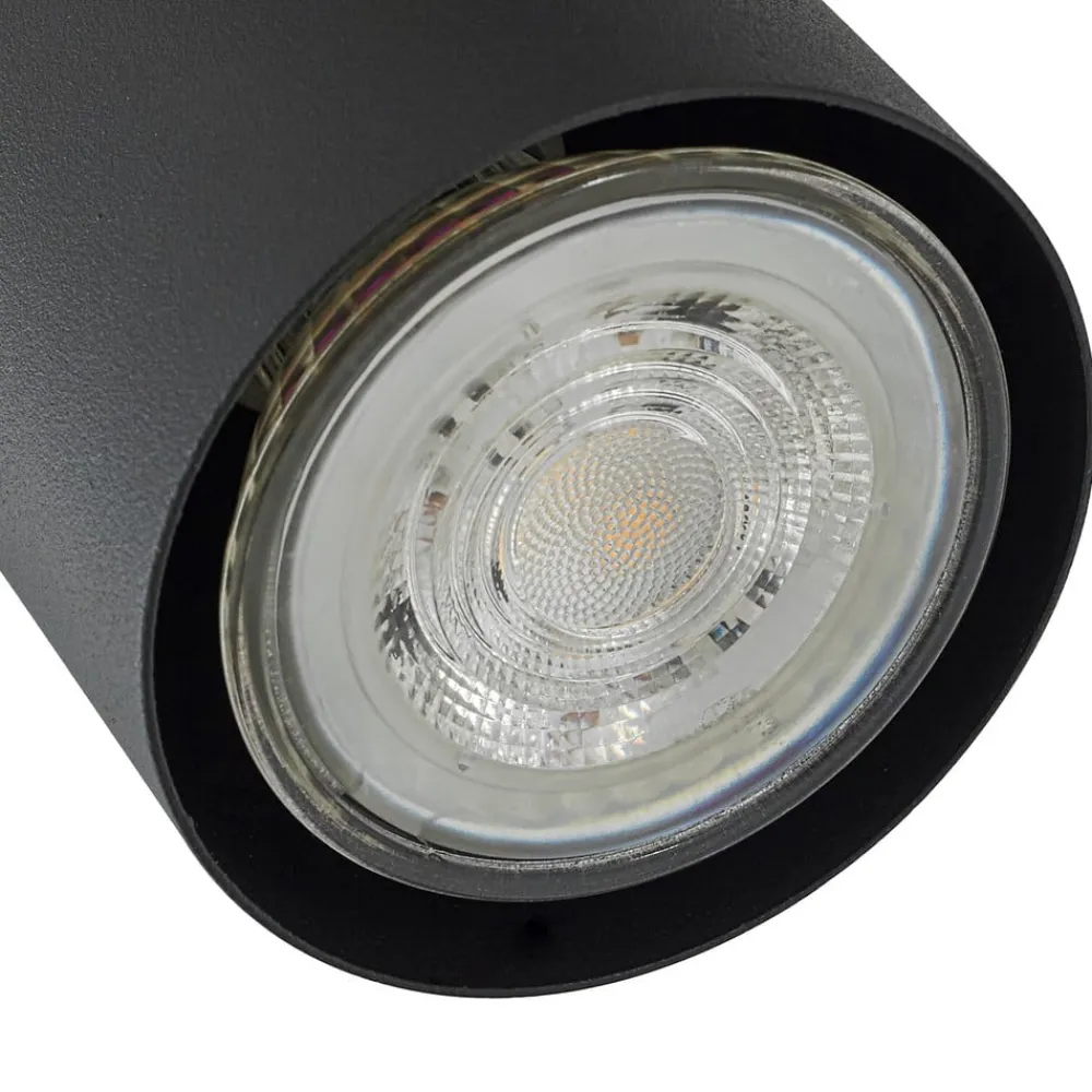 Gang|Loftlamper ^ Lindby loftlampe Joffrey, 78 cm, sort, 5 lyskilder, GU10