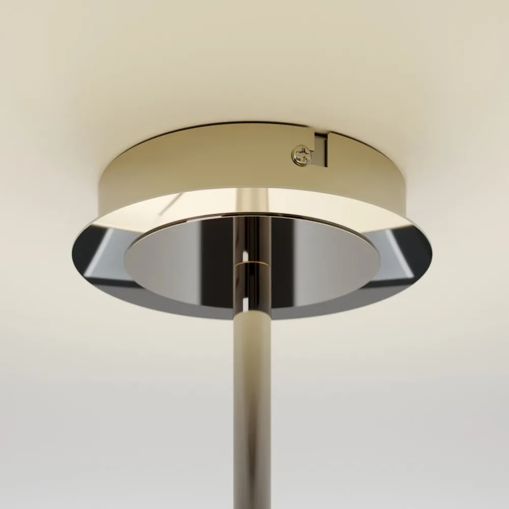 Lindby Gang|Pendellamper > loftlampe Josia, hvid, stof, Ø 47 cm, E27