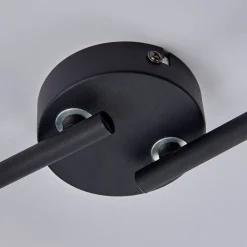 Lindby Loftlamper|Loftlamper > loftlampe Julin, 85 cm, 4 lyskilder, sort-guld
