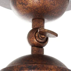 Lindby Gang|Loftlamper > loftlampe Louisanne, brun, metal, Ø 35cm