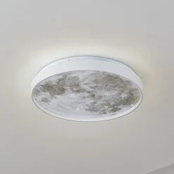 Loftlamper|Loftlamper ^ Lindby loftlampe Lune, plast, metal, 38 cm