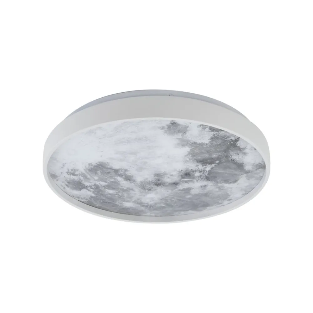 Loftlamper|Loftlamper ^ Lindby loftlampe Lune, plast, metal, 38 cm
