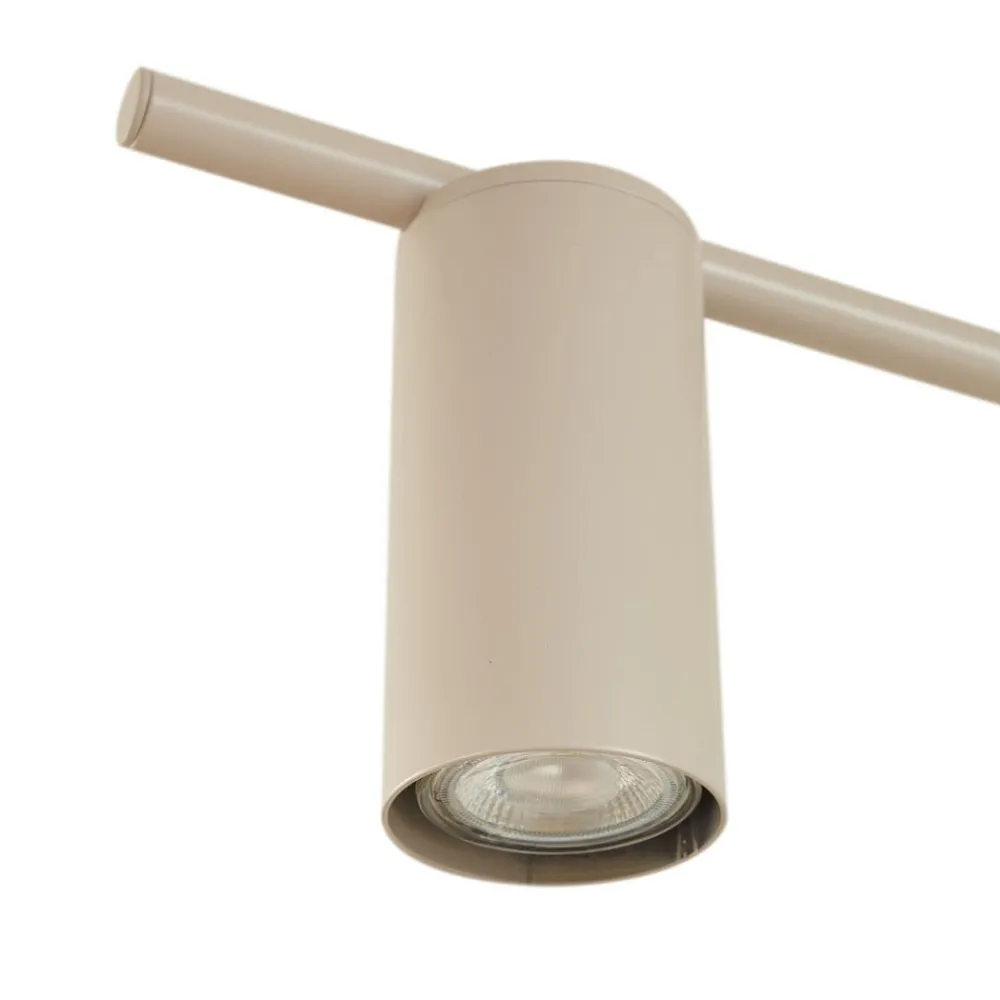 Lindby Loftlamper|Pendellamper > loftlampe Marilou, beige, 4 lyskilder, Ø 70 cm