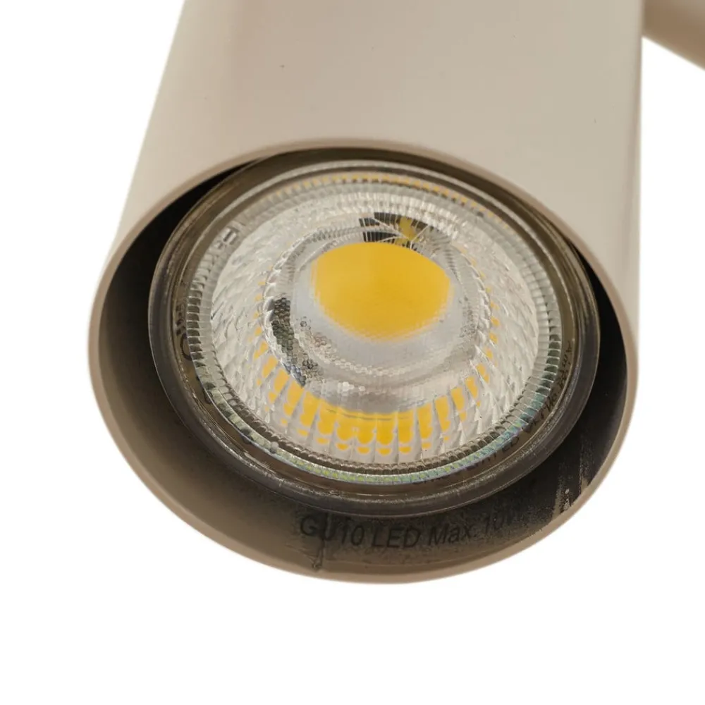 Lindby Loftlamper|Pendellamper > loftlampe Marilou, beige, 4 lyskilder, Ø 70 cm