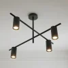 Lindby Loftlamper|Pendellamper > loftlampe Marilou, sandsort, 4 lyskilder, Ø 70 cm
