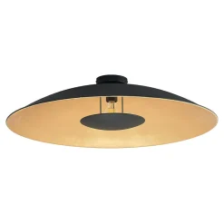Lindby Loftlamper|Loftlamper > loftlampe Narisara, Ø 80 cm, E27, sort-guld