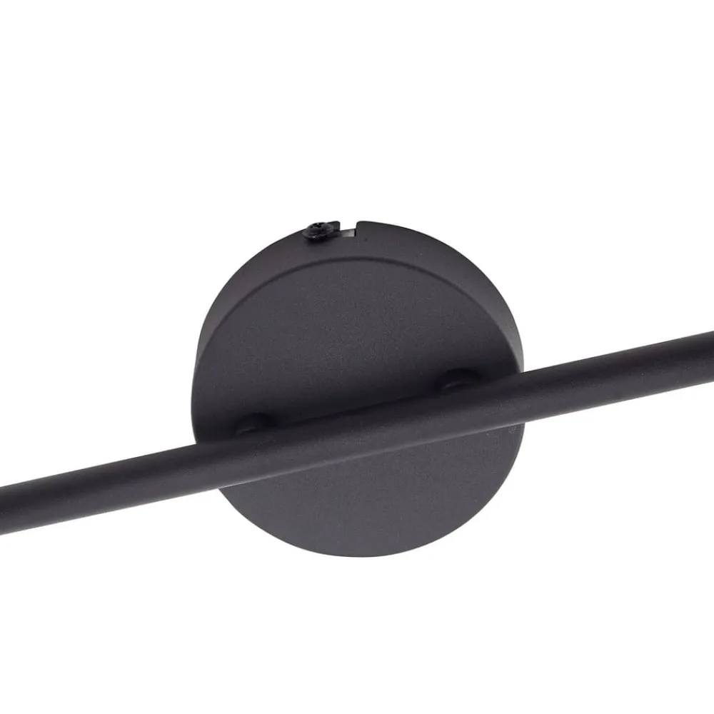 Spotlights ^ Lindby loftlampe Netty, 4 lyskilder, grå, glas