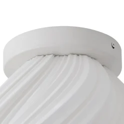 Loftlamper|Loftlamper ^ Lindby loftlampe Nuvia, højde 32 cm, hvid, 3D-print