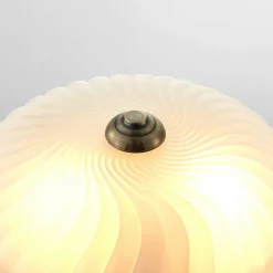 Lindby Gang|Loftlamper > loftlampe Pakka, messingfarvet, glas, 31 cm, E27