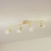 Loftlamper|Loftlamper ^ Lindby loftlampe Piena, beige, 4 lyskilder, metal, 70 cm