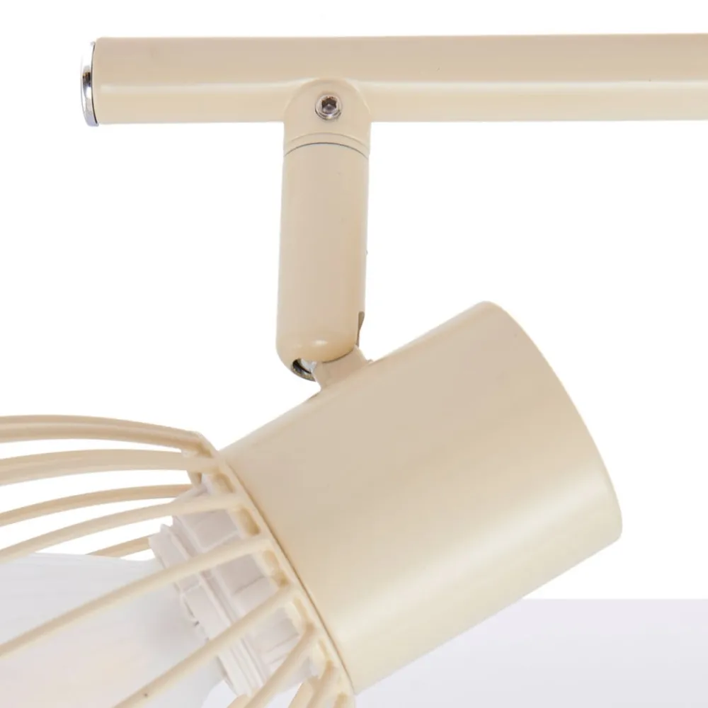 Loftlamper|Loftlamper ^ Lindby loftlampe Piena, beige, 4 lyskilder, metal, 70 cm