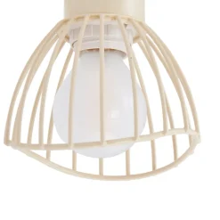 Loftlamper|Loftlamper ^ Lindby loftlampe Piena, beige, 6 lyskilder, metal, 150 cm