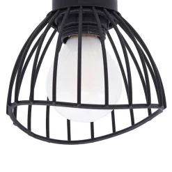 Lindby Gang|Loftlamper > loftlampe Piena, sort, 6 lyskilder, metal, 150 cm
