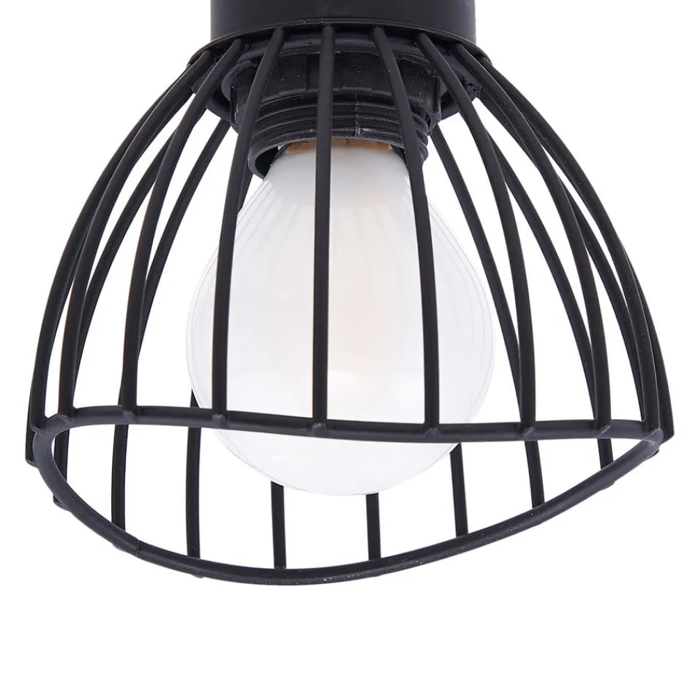Lindby Gang|Loftlamper > loftlampe Piena, sort, 6 lyskilder, metal, 150 cm