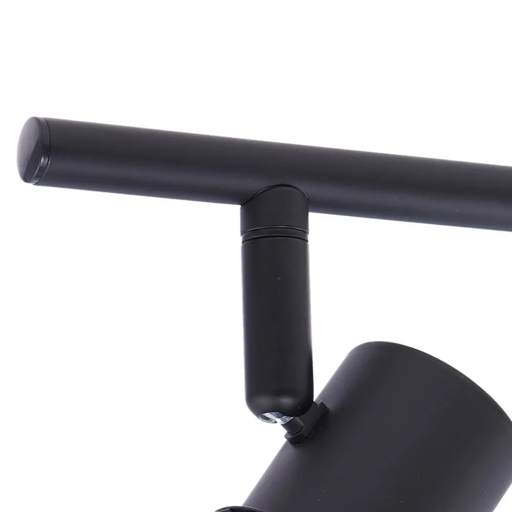 Lindby Gang|Loftlamper > loftlampe Piena, sort, 6 lyskilder, metal, 150 cm