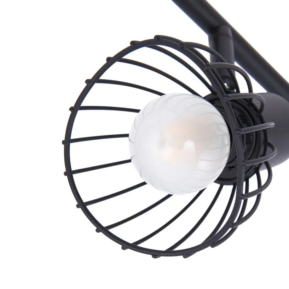 Lindby Gang|Loftlamper > loftlampe Piena, sort, 6 lyskilder, metal, 150 cm