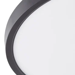 Gang|Loftlamper ^ Lindby loftlampe Pravin, Ø 30 cm, CCT, sort