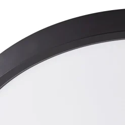 Lindby Gang|Loftlamper > loftlampe Pravin, Ø 50 cm, 3.000 K, sort