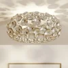 Lindby Loftlamper|Loftlamper > loftlampe Reza, Ø 48 cm, kromfarvet, E14