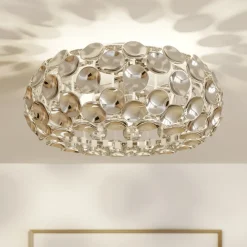 Lindby Loftlamper|Loftlamper > loftlampe Reza, Ø 48 cm, kromfarvet, E14