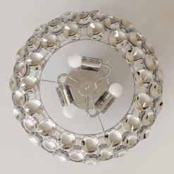Lindby Loftlamper|Loftlamper > loftlampe Reza, Ø 48 cm, kromfarvet, E14