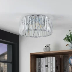 Lindby Loftlamper|Loftlamper > loftlampe Sofia, transparent, akryl, Ø 46cm