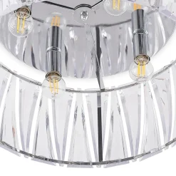 Lindby Loftlamper|Loftlamper > loftlampe Sofia, transparent, akryl, Ø 46cm