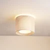 Lindby Loftlamper|Loftlamper > loftlampe Soula, Ø 26 cm, beige, plast, E27