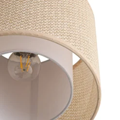 Lindby Loftlamper|Loftlamper > loftlampe Soula, Ø 26 cm, beige, plast, E27