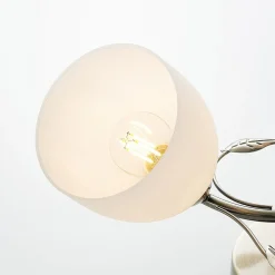 Lindby Gang|Loftlamper > loftlampe Thaddeus, Ø 44 cm, antik messing, glas