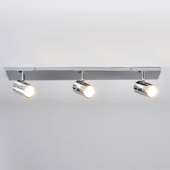 Lindby Gang|Loftlamper > loftlampe til bad Dejan, 65 cm, 3 lyskilder, krom, IP44