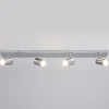 Gang|Loftlamper ^ Lindby loftlampe til bad Dejan, 85 cm, 4 lyskilder, krom, IP44