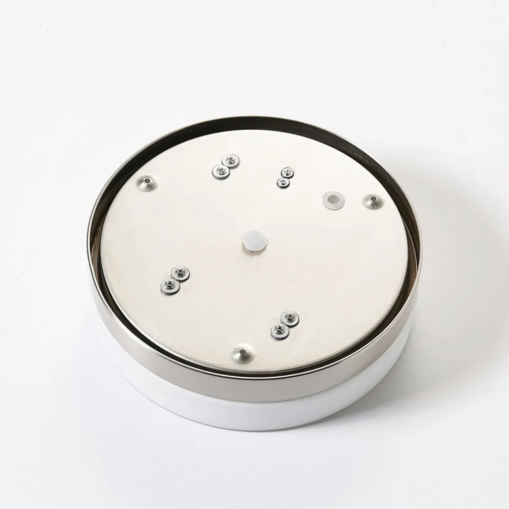 Lindby Loftlamper > loftlampe til badeværelset Amilia, Ø 30 cm, E27, nikkel, glas