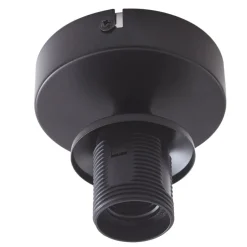 Lindby Gang|Loftlamper > loftlampe Zehra, Ø 28 cm, røgfarvet grå, glas