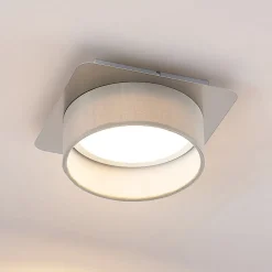 Lindby Loftlamper > loftslampe Aviola, metal, tekstil, 18 cm lang